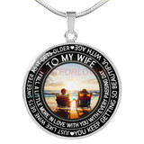 To my wife: amazing wife necklace, wife necklace,to my gorgeous wife, to my wife necklace, birthday gifts for wife, best gifts for wife, gearbubble wife necklace, to my future wife, birthday gifts for her 478