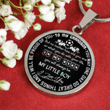 To my grandson: Grandson necklace from parents, Grandson necklace, to my grandson necklace, best gifts for grandson, birthday gifts for grandson, grandmother and grandson necklace, special grandson necklace, grandpa and grandson necklace 471