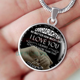 To my granddaughter: Birthday gifts for granddaughter, best gifts for granddaughter, special granddaughter necklace, grandma and granddaughter necklace, amazing granddaughter necklace, to my granddaughter necklace, granddaughter necklace 460