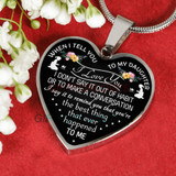 To my daughter: daughter necklace, to my daughter necklace, best gifts for daughter, birthday gifts for daughter, father and daughter necklace, daughter necklace from parents, special daughter necklace, amazing daughter necklace 450