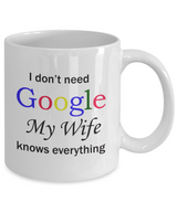 I don't need Google, My Wife knows everything