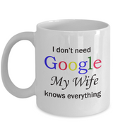 I don't need Google, My Wife knows everything