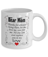Dear mom: Thanks for always being there for me