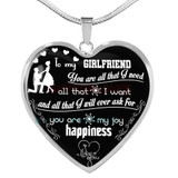 To my girlfriend: You are all that I need all that I want