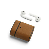 Oxford Brown Grain AirPod Case