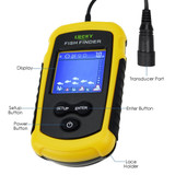 Portable Wireless Smart Pro Fish Finder Sonar Detector with LCD Display