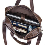 Leather Laptop Bag For Men and Women