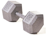 Hex Dumbbell w/ Straight Handle 65 lb