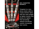 Viper Element 90% Tungsten Soft Tip Darts Grooved Barrel 18 Grams