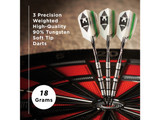 Viper Element 90% Tungsten Soft Tip Darts Shark Kin Barrel 18 Grams