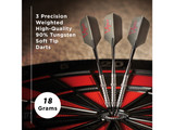 Viper V-Factor 90% Tungsten Soft Tip Darts Grooved Barrel 18 Grams