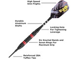 Viper Black Ice Red Soft Tip Darts