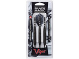 Viper Black Magic Soft Tip Darts 6 Knurled Rings 18 Grams