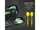 Casemaster Sentry Dart Case with Black Zipper