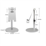 Portable Aluminum Desk Desktop Phone Stand Holder