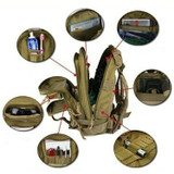 800 Nylon Waterproof Outdoor Military Rucksacks Tactical Backpack Sports Travel Camping Trekking Hiking Fishing Bag