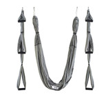 Aerial yoga hammock 6 handles strap, home gym hanging belt swing, anti-gravity aerial traction device