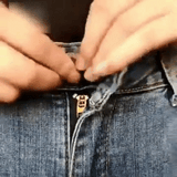 Retractable Jeans Button