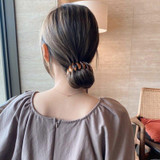 Ponytail hairpin curling iron