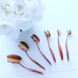 10 Piece "The Midas Touch" Oval Brush Set