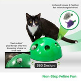 Funny Cat Interactive Toy At Scratching Device For Cat Sharpen Claw Pop Cat Training Toy