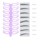 Eyebrow Stencils Kit