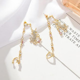 Unicorn Tassel Ear Clip Earrings