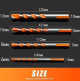 Multifunctional Drill Bits 5 Pc, Ceramic Glass