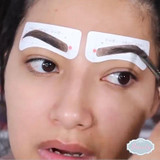 Premium Eyebrow Stencils Set 48 Pairs