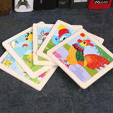 Kids Wooden Educational Toy Puzzle Learn From Home