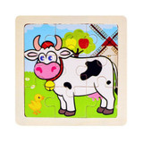 Kids Wooden Educational Toy Puzzle Learn From Home