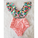 Double Shoulder Ruffle Bikini Set