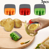 Sharp Blade Finger Peeler 3pcs/Set