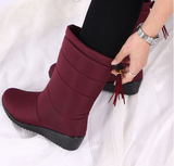 Waterproof Faux Fur Snow Boots