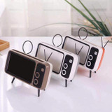 RETRO TV BLUETOOTH SPEAKER MOBILE PHONE HOLDER