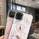 For Apple iphone 11 Case Luxury Diamond Glitter Love protective back cover