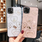 For Apple iphone 11 Case Luxury Diamond Glitter Love protective back cover