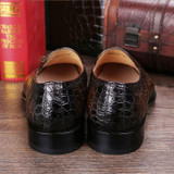 Classic Alligator Leather Tassel Comfortable Slip-On Loafers