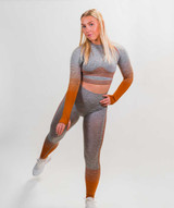Hybrid Seamless Leggings | Quartz Rose