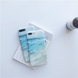 Blue Ocean Wave Silicone iPhone Cases