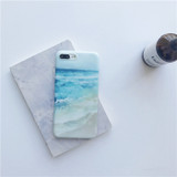 Blue Ocean Wave Silicone iPhone Cases