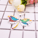 Aqua Sea Turtle & Dragonfly Necklaces