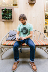 Cabin Tee-Heather Mint