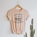 Happy Camper Retro Graphic T-Shirt