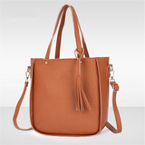 4Pcs/Set Women Faux Leather Handbag Shoulder Bag Tote Purse Messenger Clutch