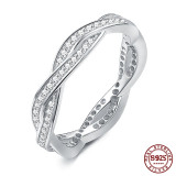 Women Stainless Steel Cubic Zirconia Rings