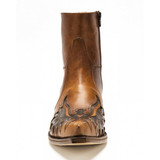 Fashion Mens Leather Sendra Ankle Boots