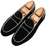 Handmade Suede Slip On Men's Loafer