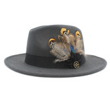 Wool Wide Brim Felt Fedora Hat