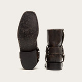 Ladies Retro Square Toe Buckle Zipper Ankle Boots